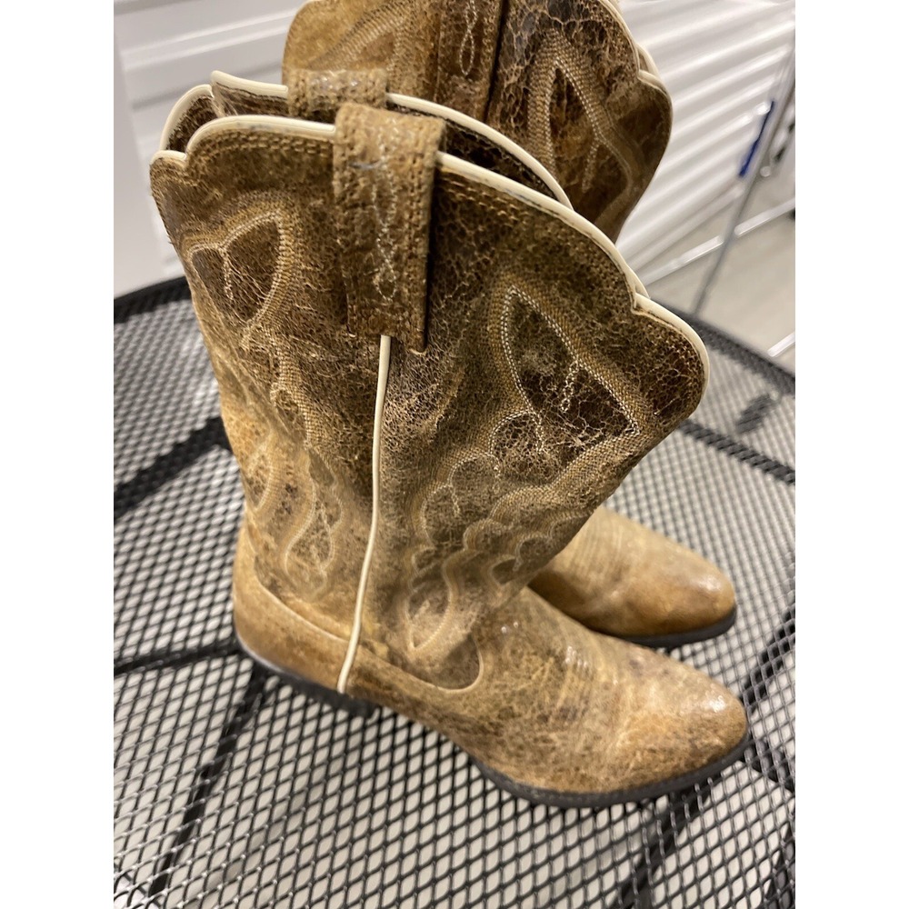 NEW Mens Ariat Heritage Leather Soft Toe Western Cowboy Boots 10008746